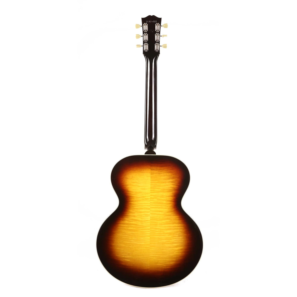 Gibson J-185 Original Acoustic-Electric Left-Handed Vintage Sunburst — 3