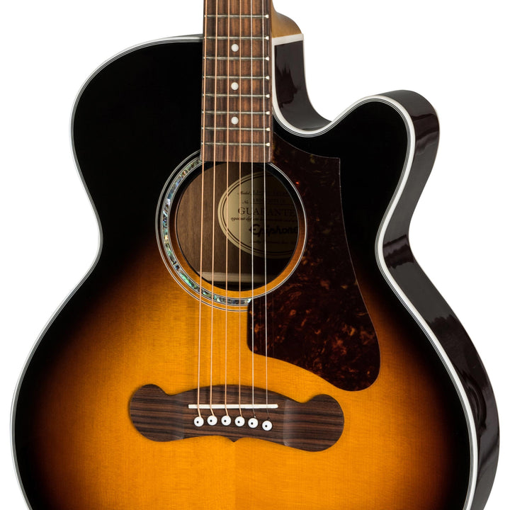 Epiphone J-200 EC Studio Parlor Vintage Sunburst