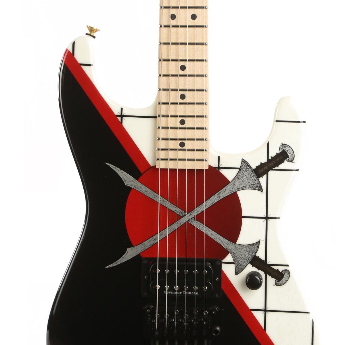 Charvel Custom Shop Warren DeMartini San Dimas Crossed Swords Graphic 2020 — 6