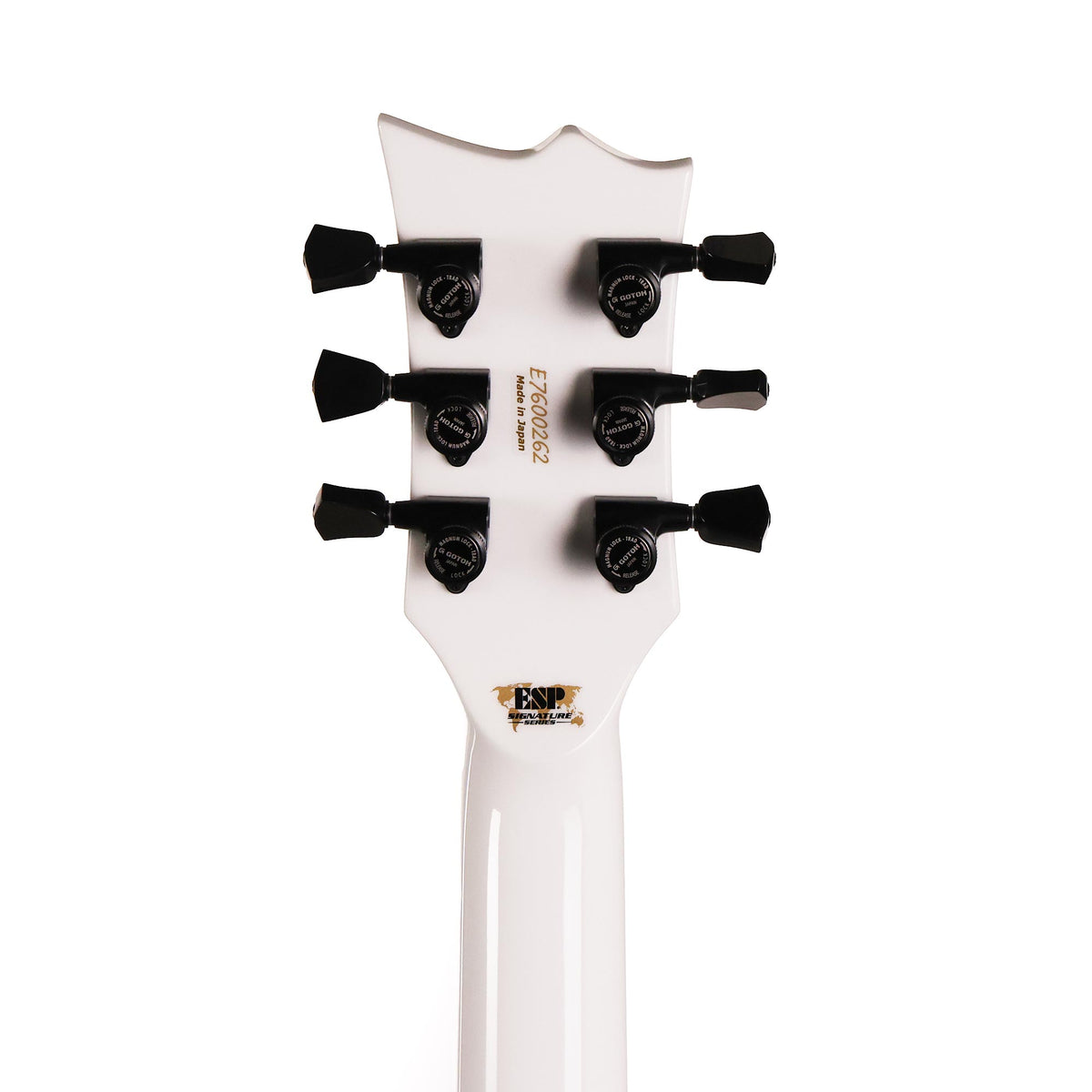 ESP Custom Shop Iron Cross James Hetfield Signature Snow White — 9