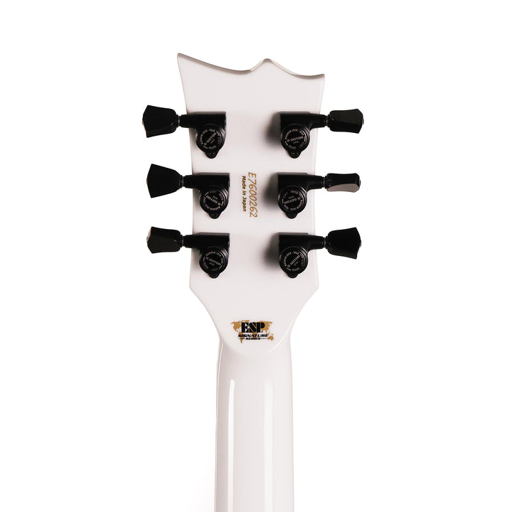 ESP Custom Shop Iron Cross James Hetfield Signature Snow White