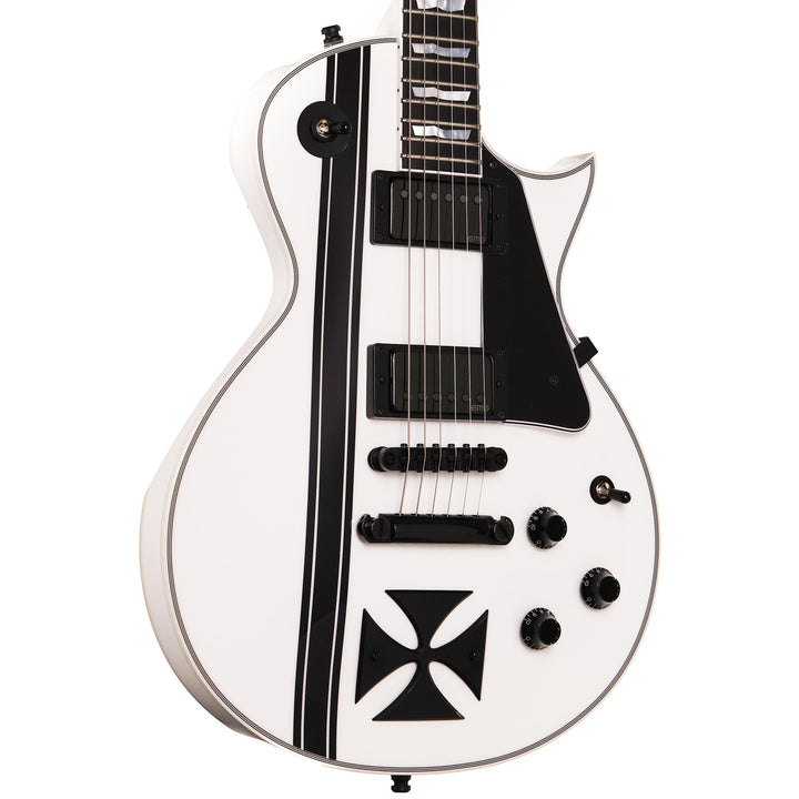 ESP Custom Shop Iron Cross James Hetfield Signature Snow White