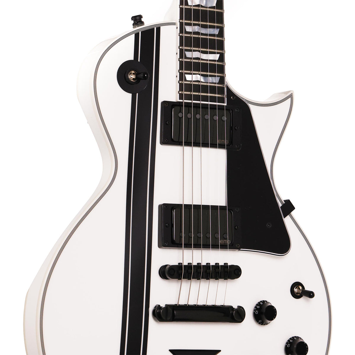 ESP Custom Shop Iron Cross James Hetfield Signature Snow White — 5