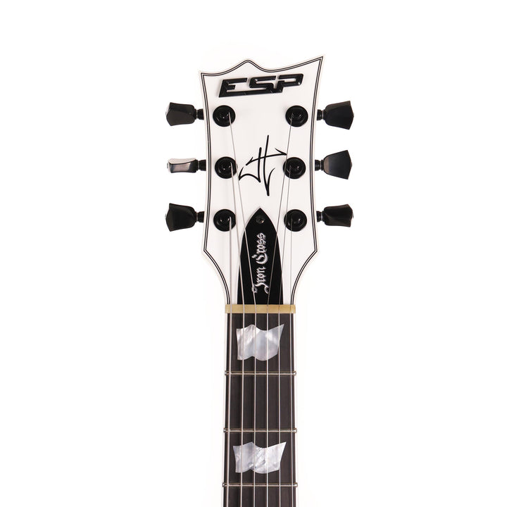 ESP Custom Shop Iron Cross James Hetfield Signature Snow White