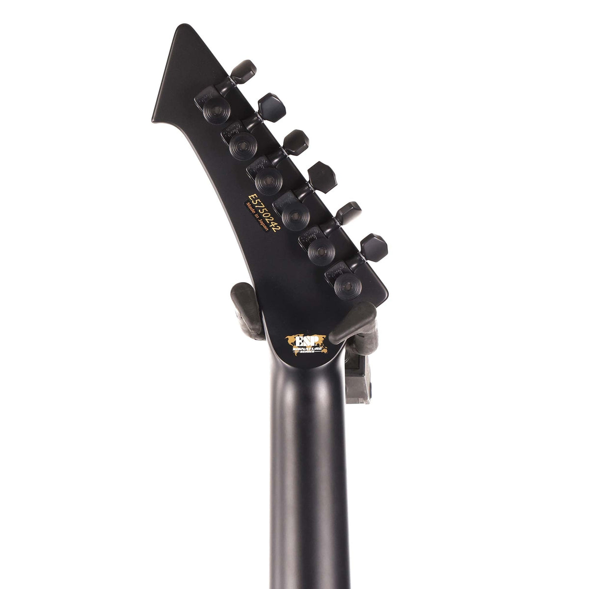 ESP Custom Shop Snakebyte James Hetfield Signature Black Satin — 7