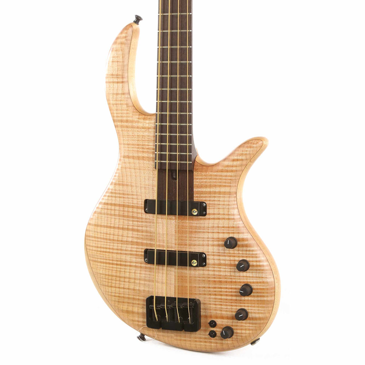 Elrick E-volution 4-String Bass Flame Maple Top — 7