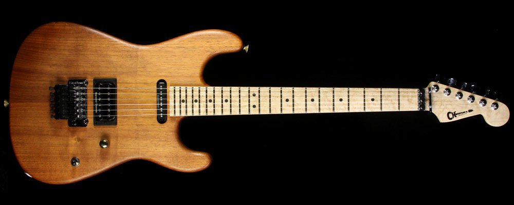 Charvel Custom Shop Music Zoo Exclusive San Dimas Koa Natural Series Electric Guitar Natural Oil — 2
