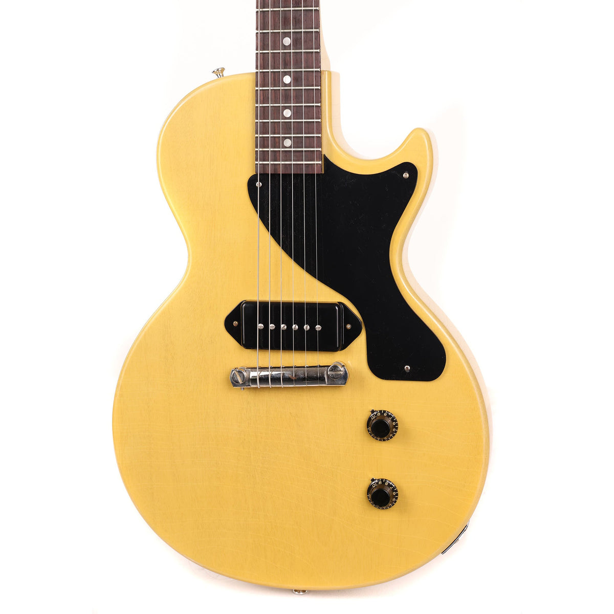 Gibson Custom Shop 1957 Les Paul Junior TV Yellow Murphy Lab Ultra Light Aged — 6