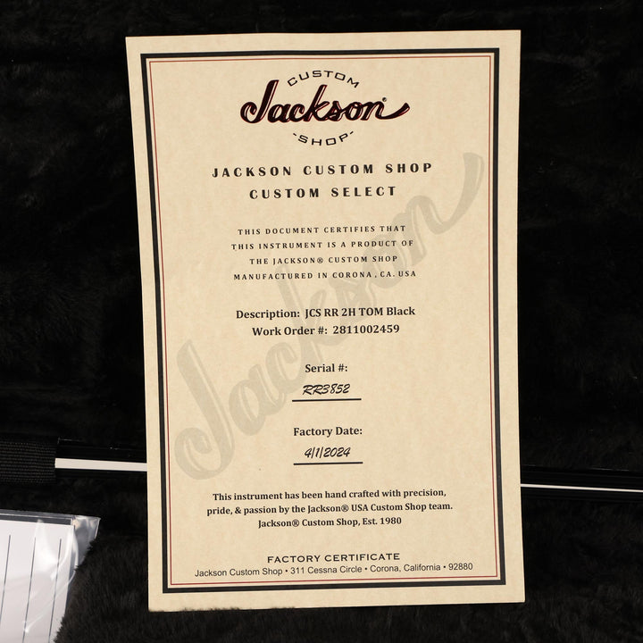 Jackson Custom Shop Rhoads RR Tune-o-Matic Black
