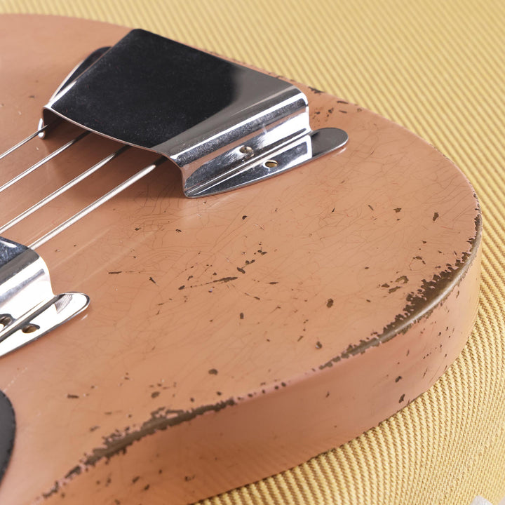 Fender Custom Shop 70th Anniversary 1951 Precision Bass Masterbuilt Andy Hicks Faded Aged Shell Pink