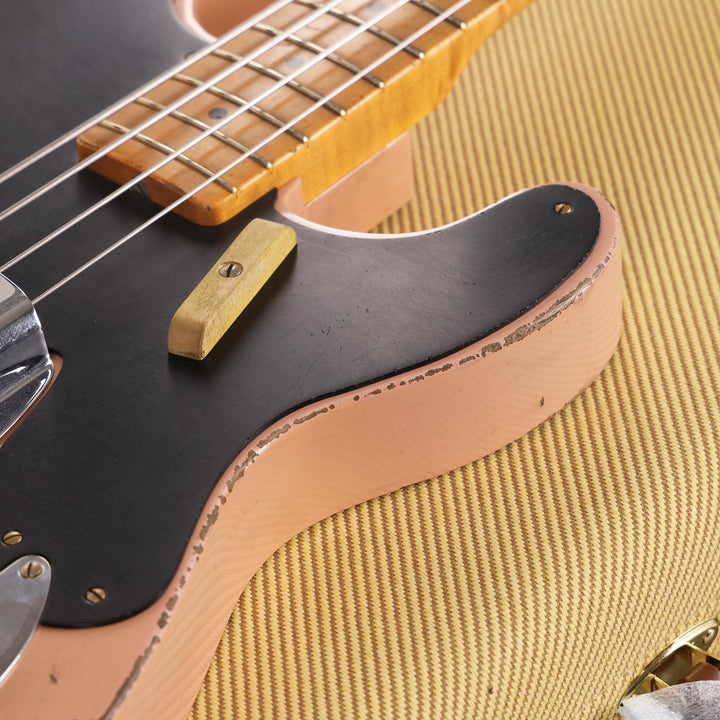 Fender Custom Shop 70th Anniversary 1951 Precision Bass Masterbuilt Andy Hicks Faded Aged Shell Pink