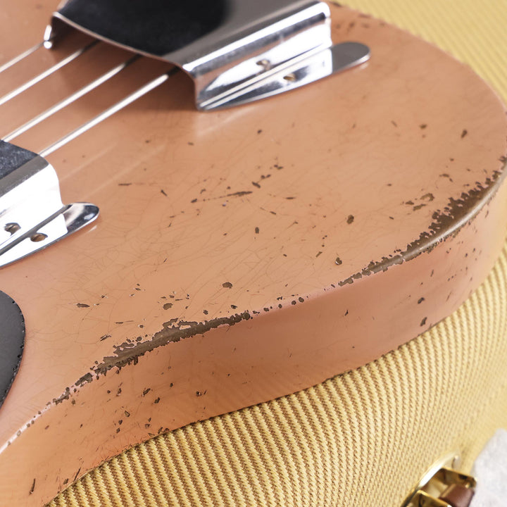 Fender Custom Shop 70th Anniversary 1951 Precision Bass Masterbuilt Andy Hicks Faded Aged Shell Pink