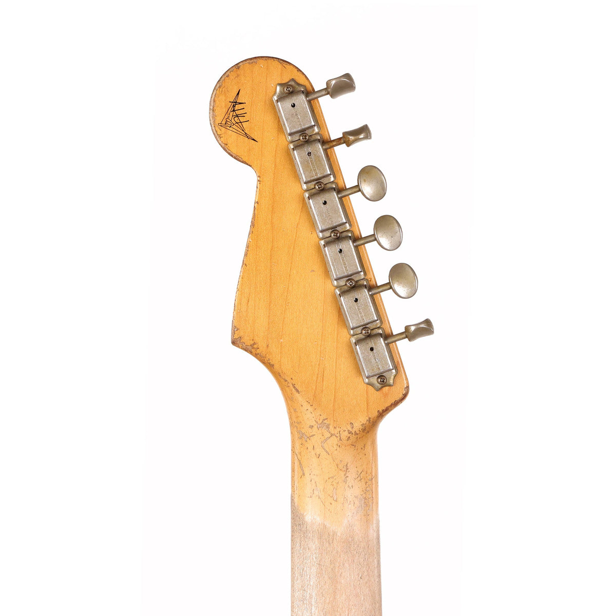 Fender Custom Shop 1963 Stratocaster Ultimate Relic Faded Shoreline Gold over Silver Masterbuilt Andy Hicks — 13