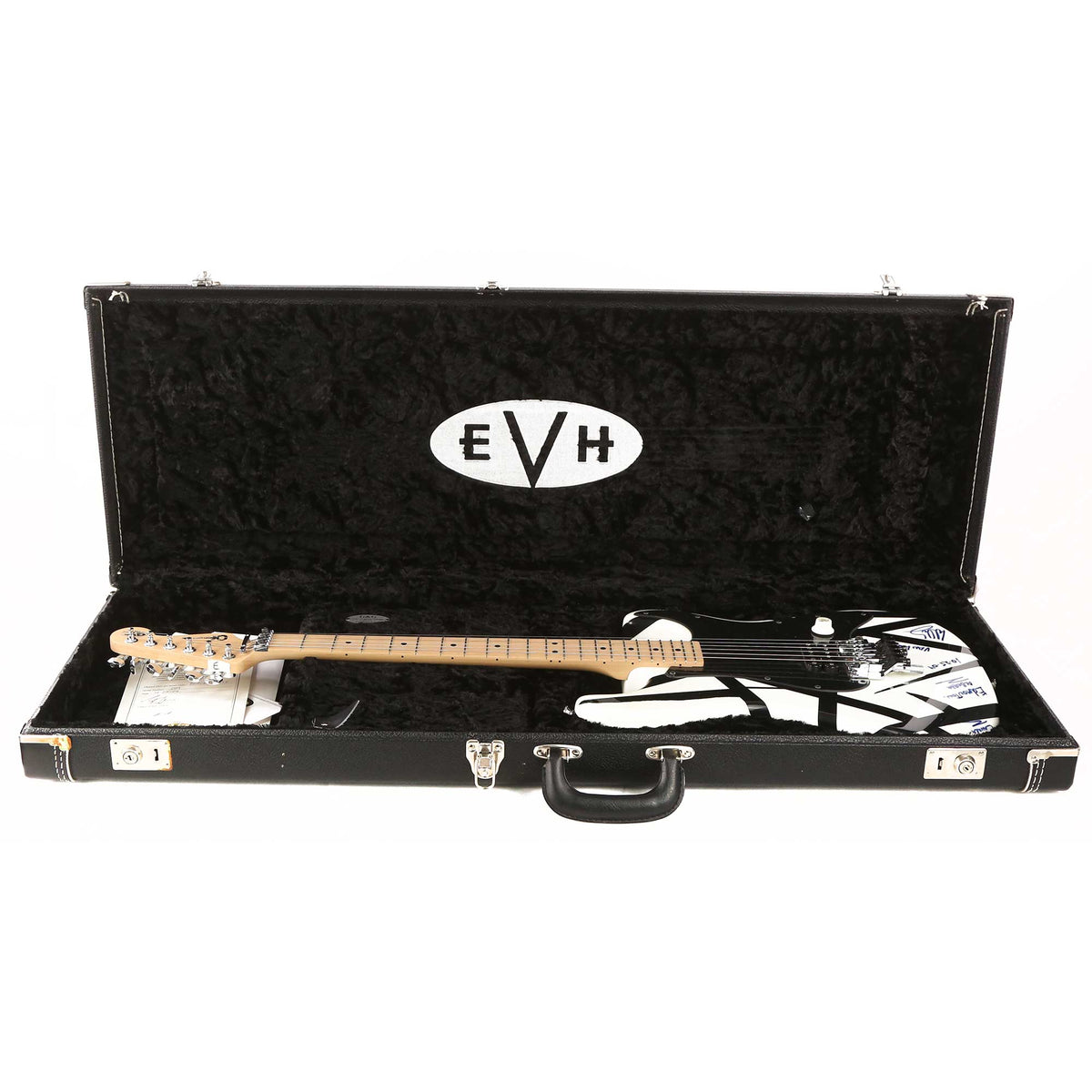 Charvel EVH Art Series Edmonton White and Black Stripes 2004 — 11