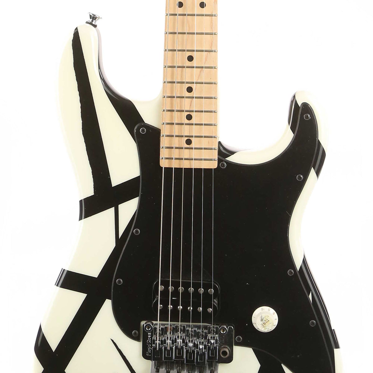 Charvel EVH Art Series Edmonton White and Black Stripes 2004 — 6