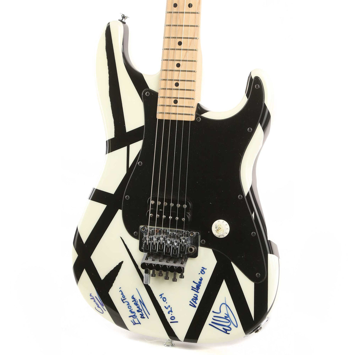 Charvel EVH Art Series Edmonton White and Black Stripes 2004 — 7