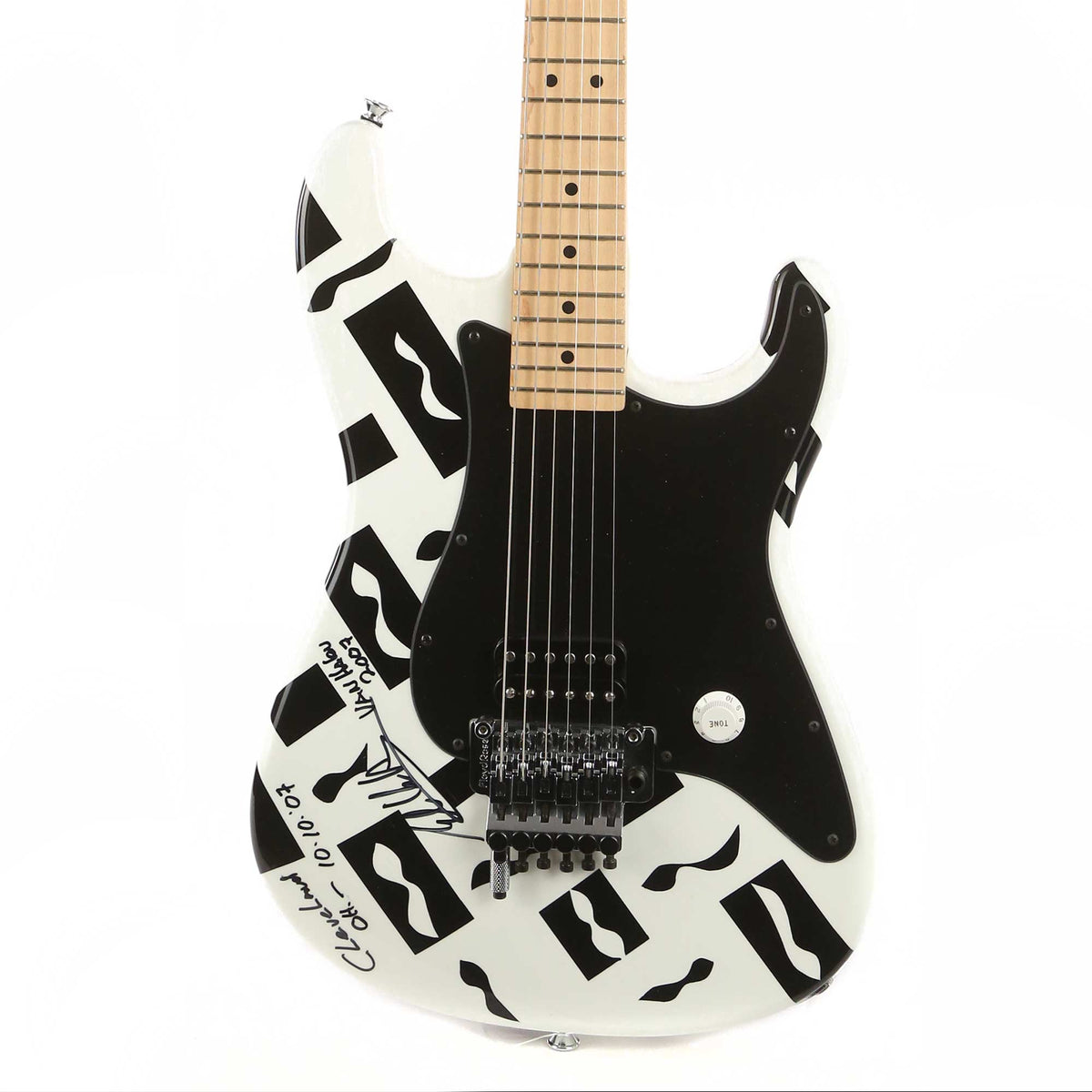 Charvel EVH Art Series Cleveland White and Black 2007 — 1