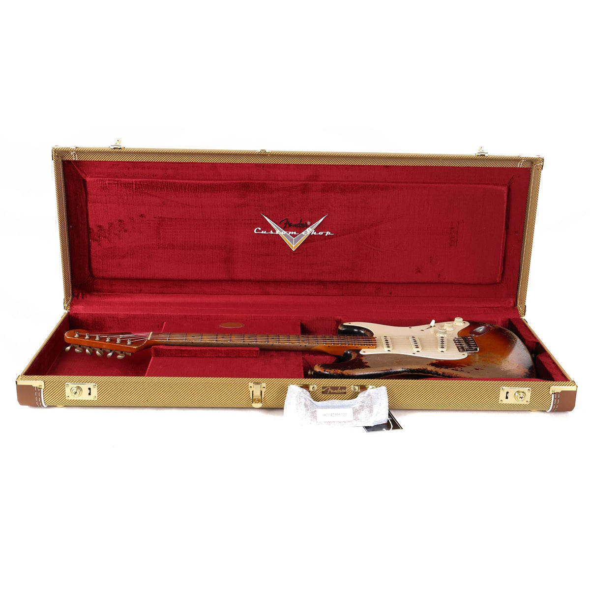 Fender Custom Shop 1957 Stratocaster Ultimate Relic Masterbuilt Dale Wilson 3-Tone Sunburst — 12