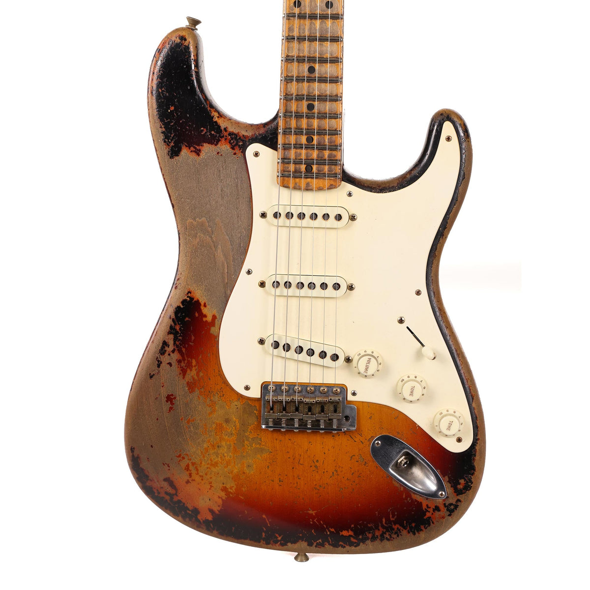 Fender Custom Shop 1957 Stratocaster Ultimate Relic Masterbuilt Dale Wilson 3-Tone Sunburst — 1