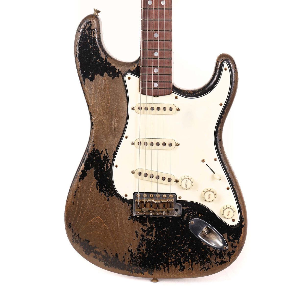 Fender Custom Shop 1965 Stratocaster Ultimate Relic Masterbuilt Dale Wilson Black — 1