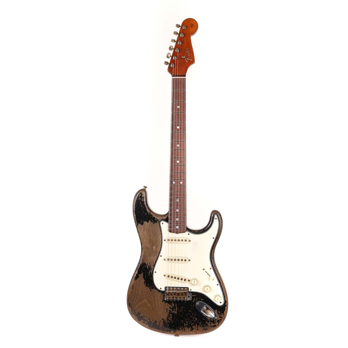 Fender Custom Shop 1965 Stratocaster Ultimate Relic Masterbuilt Dale Wilson Black — 2
