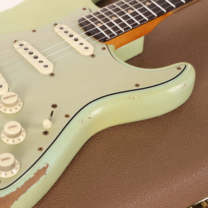 Fender Custom Shop 1961 Stratocaster Ultimate Relic Masterbuilt Dale Wilson Surf Green Matching Headstock