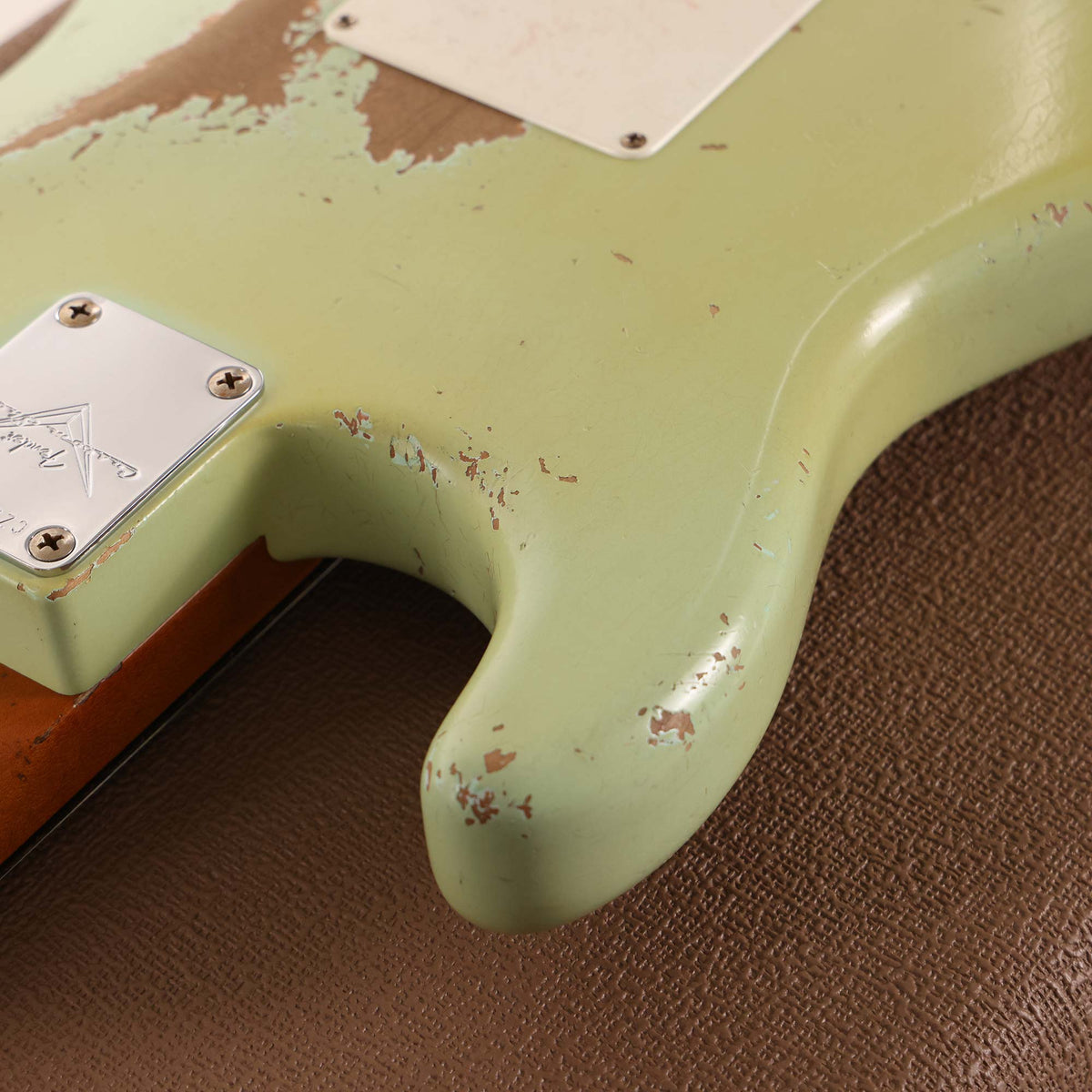Fender Custom Shop 1961 Stratocaster Ultimate Relic Masterbuilt Dale Wilson Surf Green Matching Headstock — 12