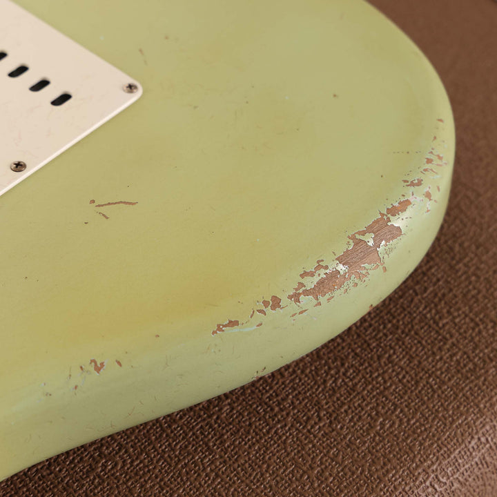 Fender Custom Shop 1961 Stratocaster Ultimate Relic Masterbuilt Dale Wilson Surf Green Matching Headstock