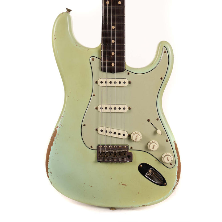 Fender Custom Shop 1961 Stratocaster Ultimate Relic Masterbuilt Dale Wilson Surf Green Matching Headstock