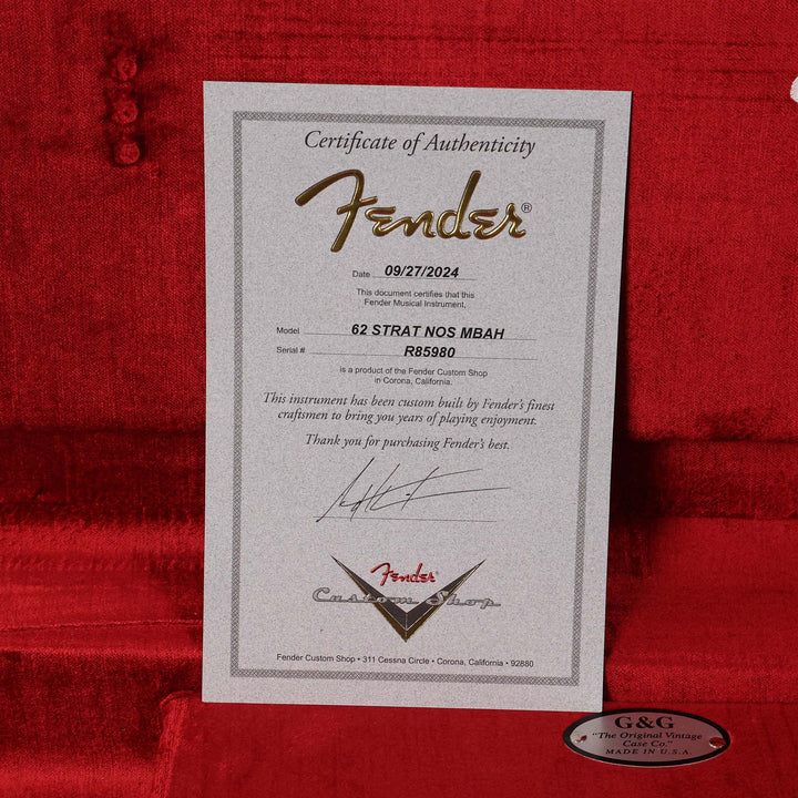 Fender Custom Shop ZF Stratocaster Masterbuilt Andy Hicks Matte Charcoal