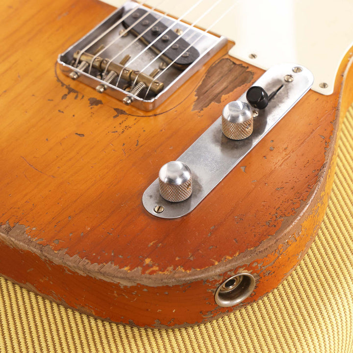 Fender Custom Shop 1953 Telecaster Ultimate Relic Masterbuilt Dale Wilson Smoked Butterscotch Blonde