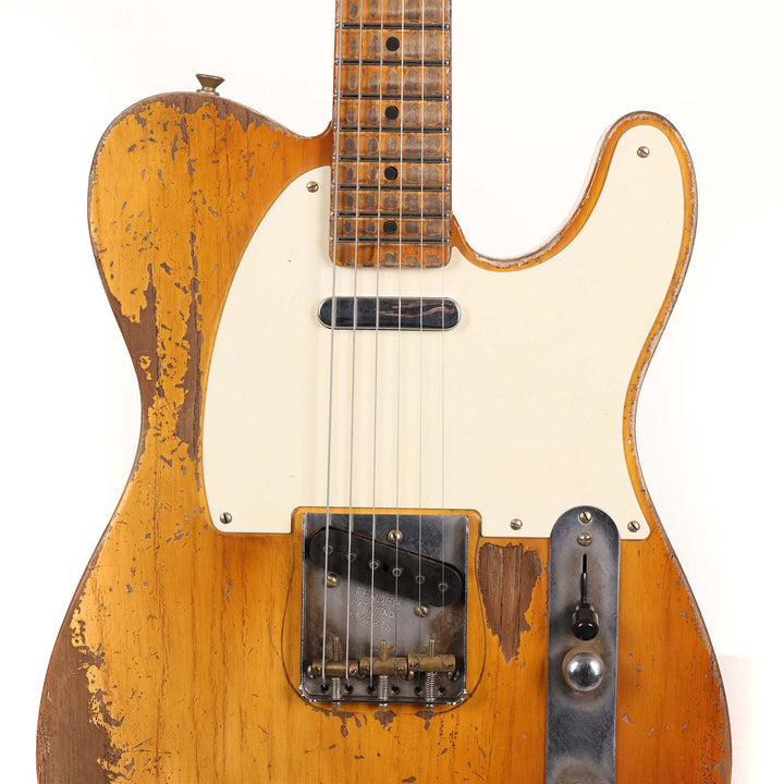 Fender Custom Shop 1953 Telecaster Ultimate Relic Masterbuilt Dale Wilson Smoked Butterscotch Blonde