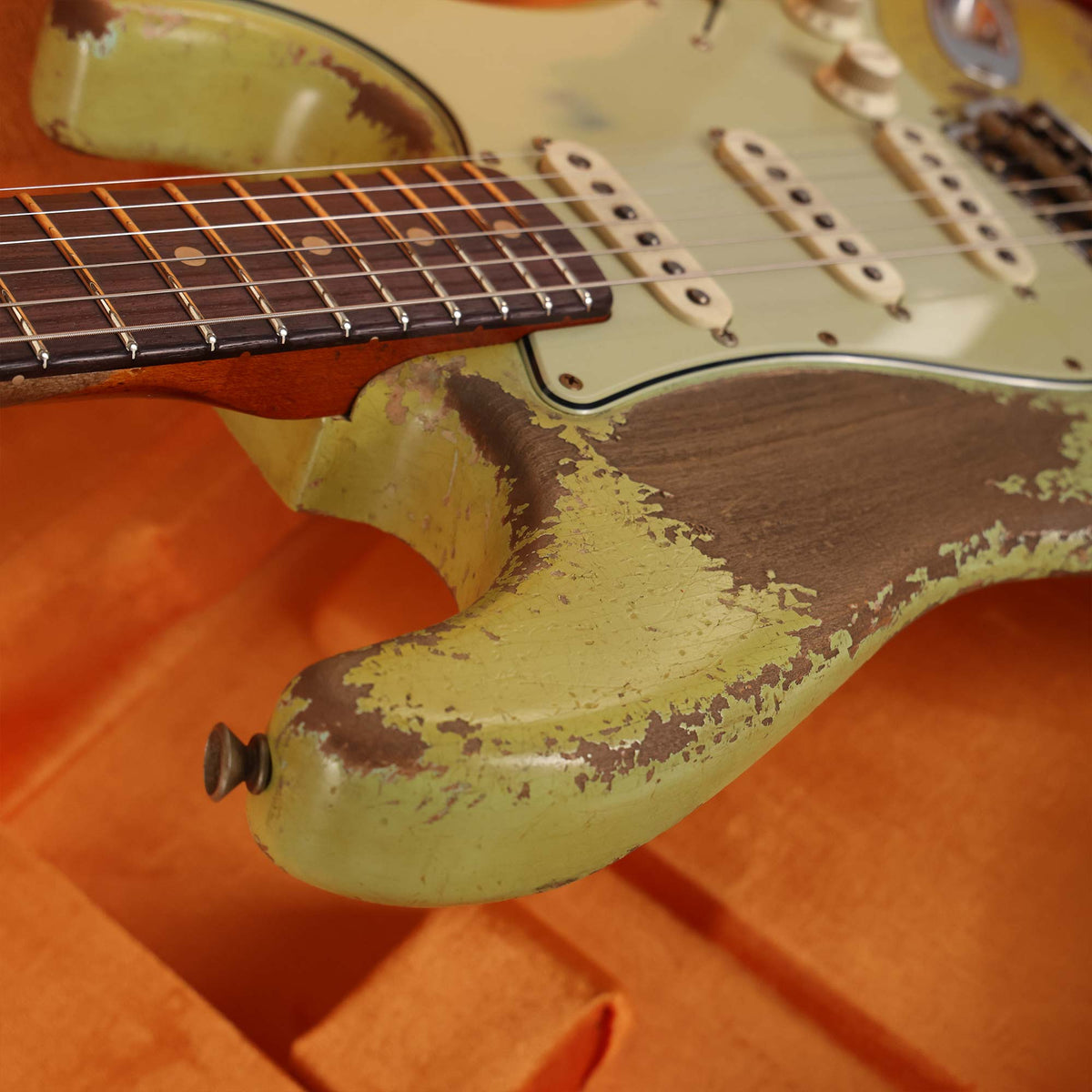 Fender Custom Shop 1962 Stratocaster Ultimate Relic Masterbuilt Dale Wilson Surf Green — 4