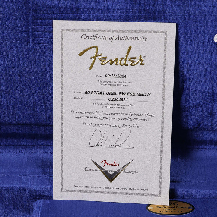 Fender Custom Shop '60 Stratocaster Ultimate Relic Masterbuilt Dale Wilson Faded Sonic Blue