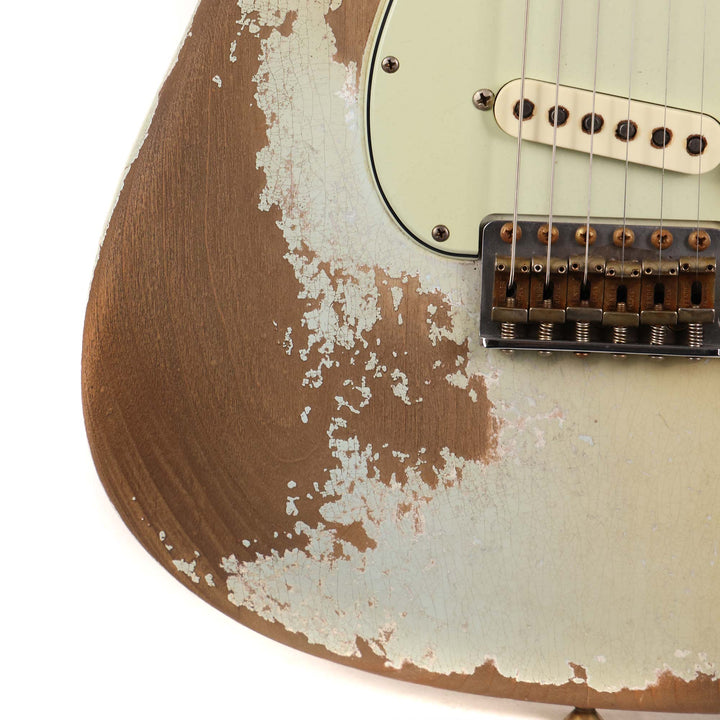 Fender Custom Shop '60 Stratocaster Ultimate Relic Masterbuilt Dale Wilson Faded Sonic Blue