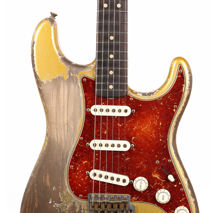 Fender Custom Shop 1963 Stratocaster Ultimate Relic Inca Silver Brazilian Rosewood Masterbuilt Dale Wilson