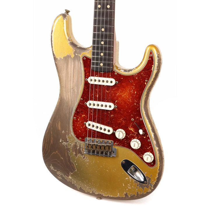 Fender Custom Shop 1963 Stratocaster Ultimate Relic Inca Silver Brazilian Rosewood Masterbuilt Dale Wilson