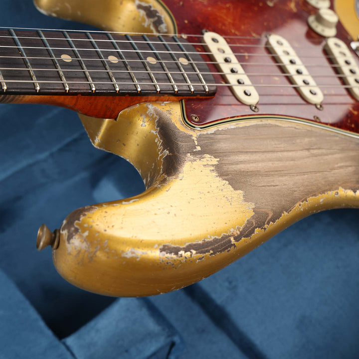 Fender Custom Shop 1963 Stratocaster Ultimate Relic Inca Silver Brazilian Rosewood Masterbuilt Dale Wilson