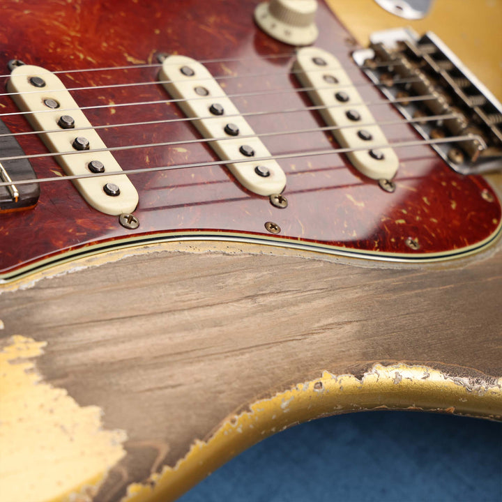 Fender Custom Shop 1963 Stratocaster Ultimate Relic Inca Silver Brazilian Rosewood Masterbuilt Dale Wilson