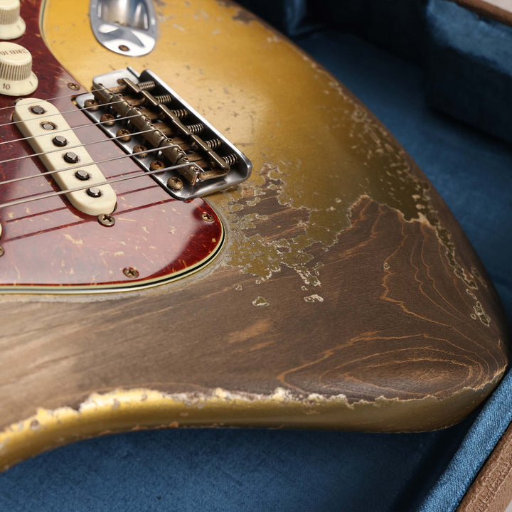 Fender Custom Shop 1963 Stratocaster Ultimate Relic Inca Silver Brazilian Rosewood Masterbuilt Dale Wilson