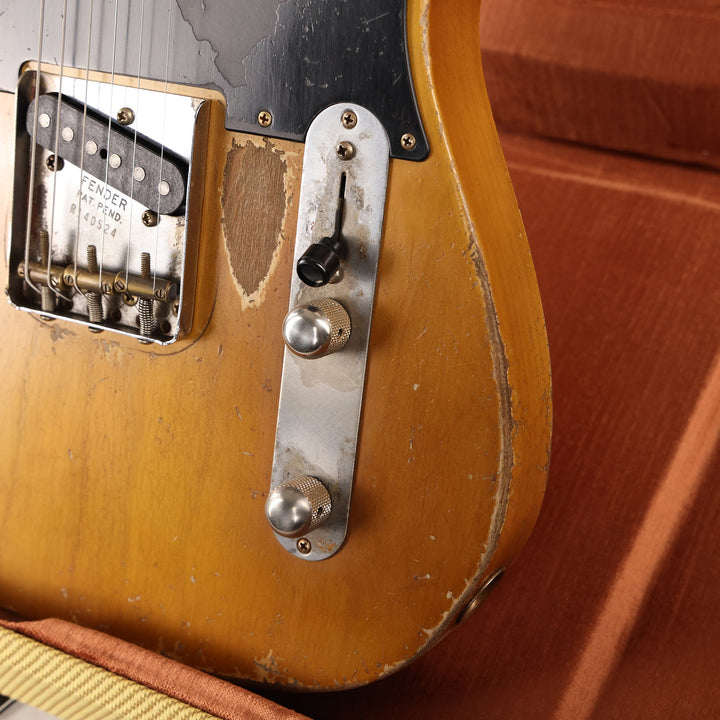 Fender Custom Shop 1953 Esquire Ultimate Relic Masterbuilt Dale Wilson Smoked Butterscotch Blonde