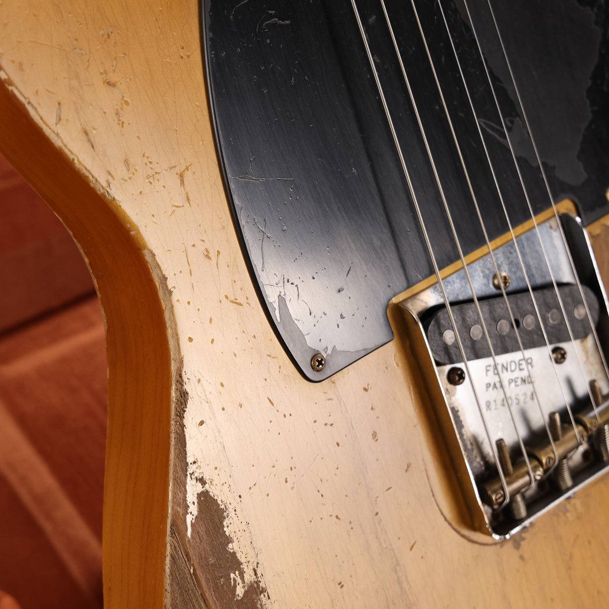 Fender Custom Shop 1953 Esquire Ultimate Relic Masterbuilt Dale Wilson Smoked Butterscotch Blonde — 9