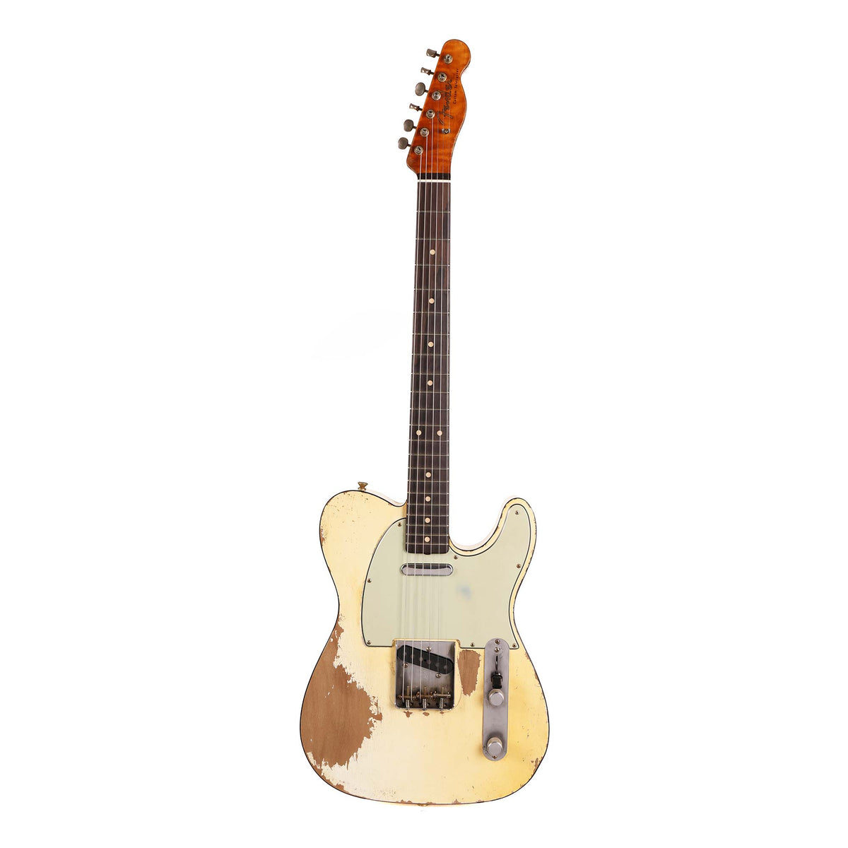 Fender Custom Shop 1960 Custom Telecaster Ultimate Relic Olympic White Masterbuilt Dale Wilson — 2