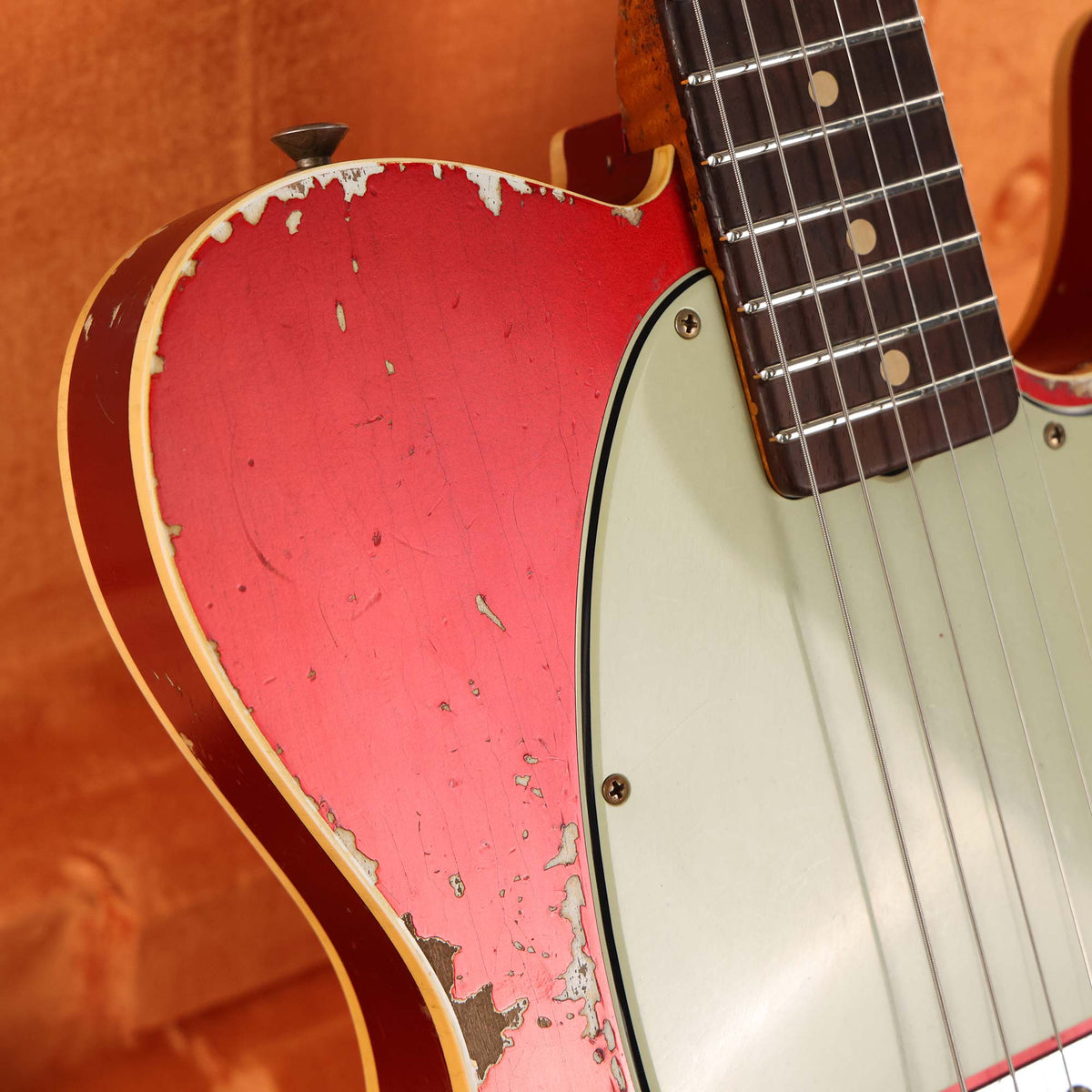 Fender Custom Shop 1961 Esquire Custom Ultimate Relic Masterbuilt Dale Wilson Faded Candy Apple Red — 8