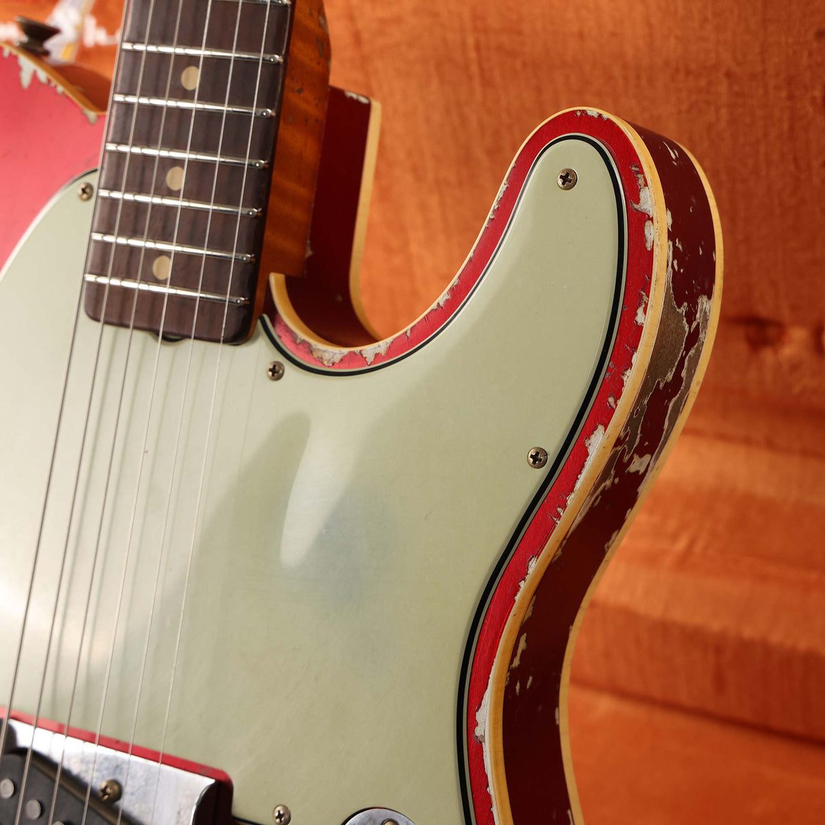 Fender Custom Shop 1961 Esquire Custom Ultimate Relic Masterbuilt Dale Wilson Faded Candy Apple Red — 11