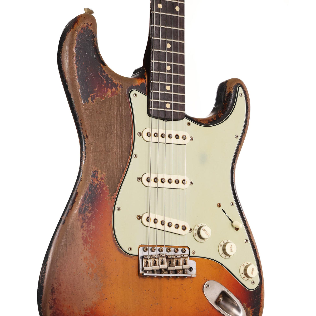 Fender Custom Shop 1960 Stratocaster Ultimate Relic Sunburst Masterbuilt Dale Wilson — 5