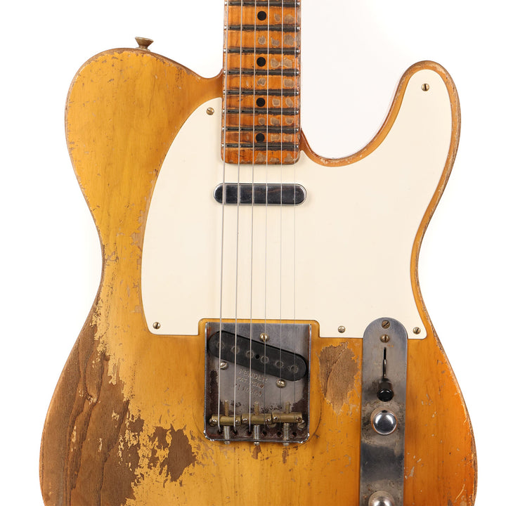 Fender Custom Shop 1952 Telecaster Ultimate Relic Masterbuilt Dale Wilson Smoked Butterscotch Blonde
