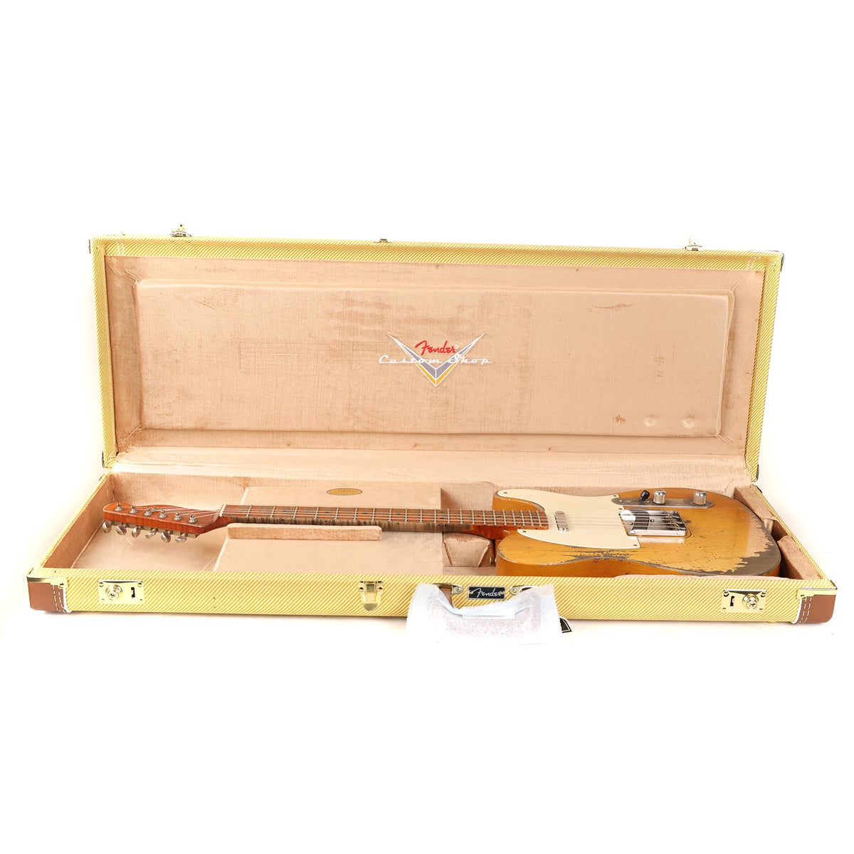 Fender Custom Shop 1953 Telecaster Ultimate Relic Masterbuilt Dale Wilson Smoked Butterscotch Blonde — 12