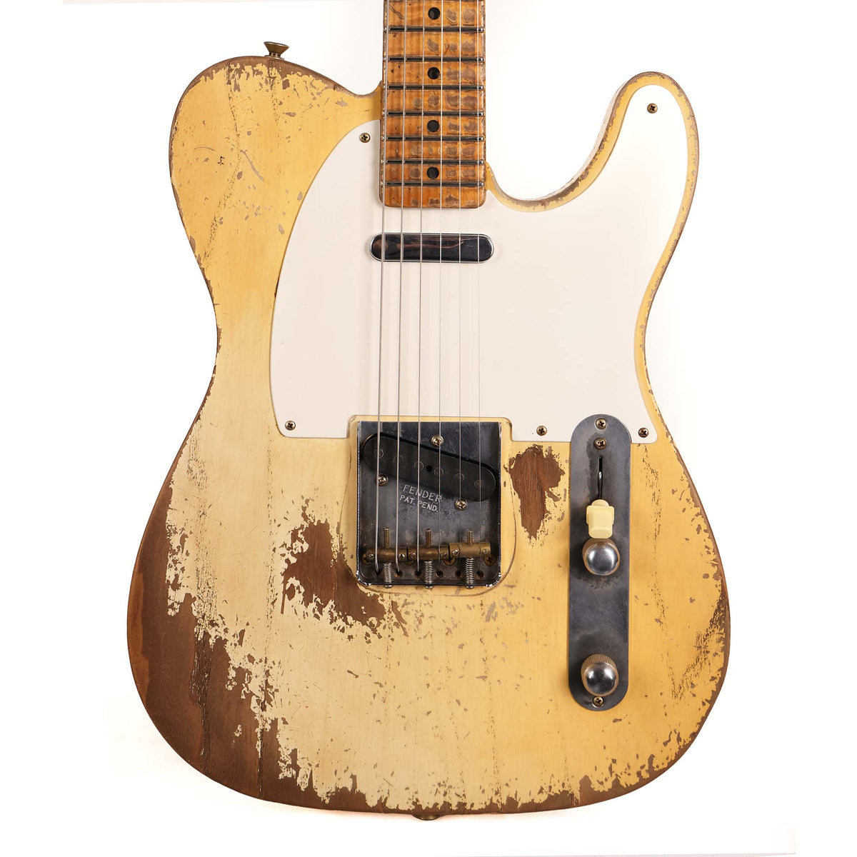 Fender Custom Shop 1955 Telecaster Ultimate Relic Masterbuilt Dale Wilson Aged White Blonde — 1