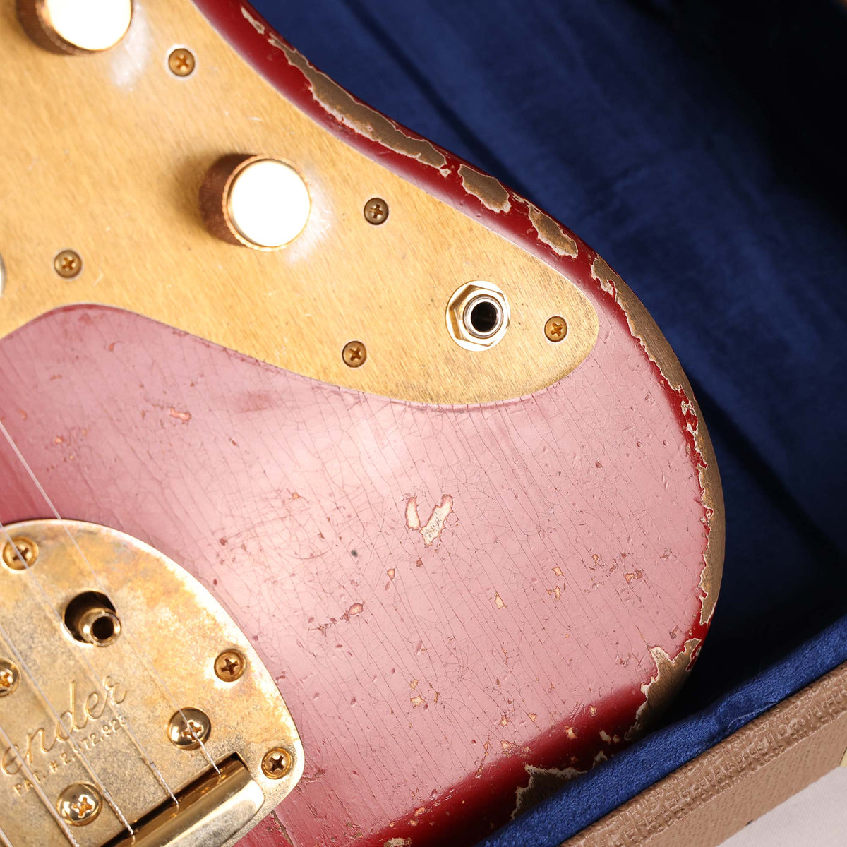 Fender Custom Shop 1959 Jazzmaster Ultimate Relic Masterbuilt Dale Wilson Faded Bright Amber Metallic Brazilian Rosewood — 12